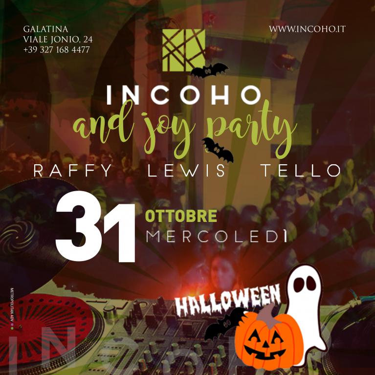 Incoho - La Notte di Halloween è da Incoho